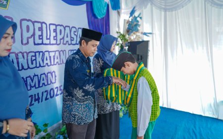 Perpisahan Haru dan Meriah Siswa Kelas 6 MI DDI Tani Aman